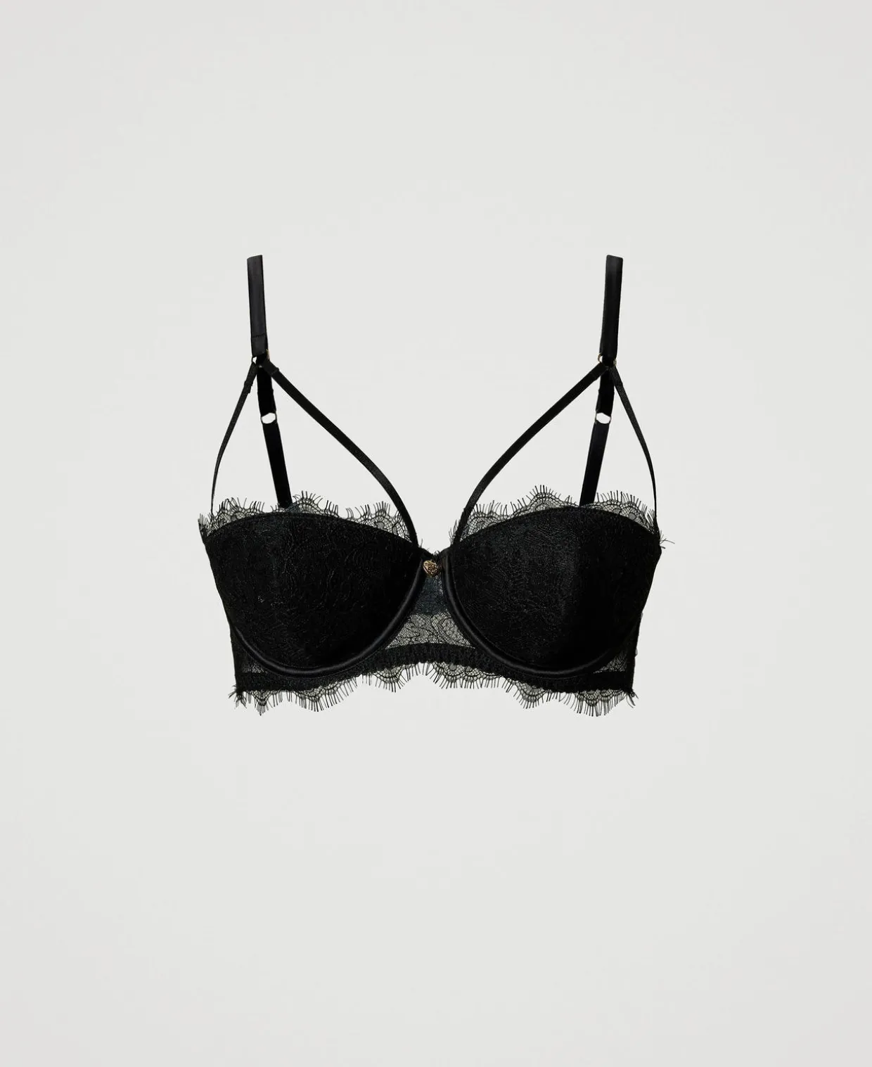 Balconette-BH Aus Spitze Und Satin