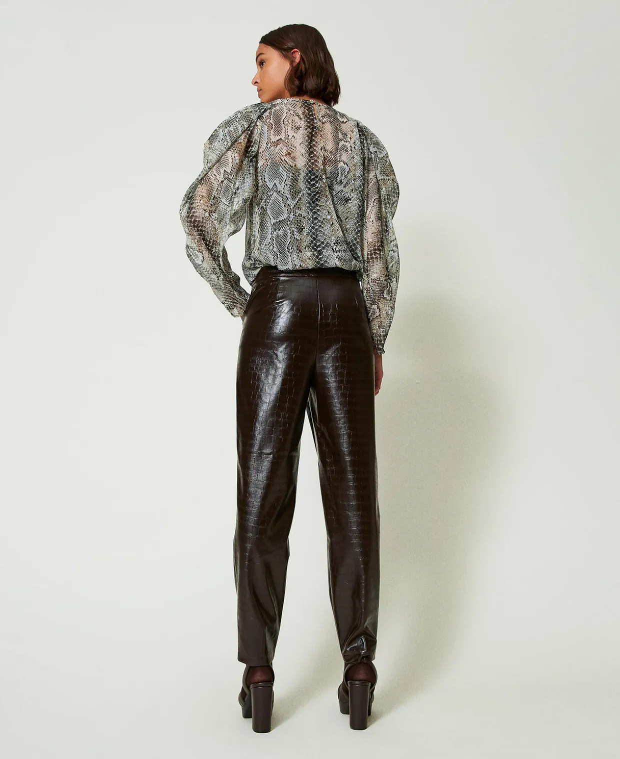 Barrel-Fit-Hose Mit Animalprint