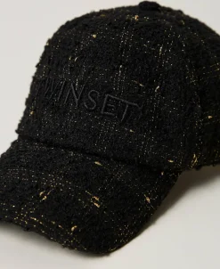 Baseballkappe Aus Bouclé Mit Logo