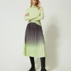Bedruckter Plisseerock Aus Georgette