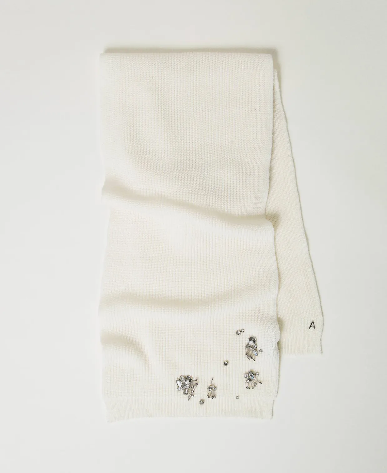 Bestickter Schal Mit Logo