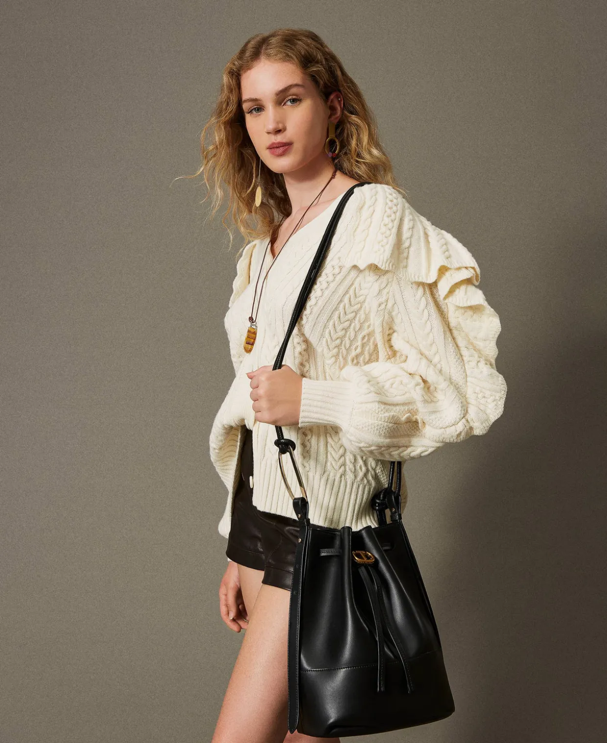 Beuteltasche „Jane“ Aus Leder