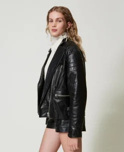 Bikerjacke „Fairfax“ Aus Leder