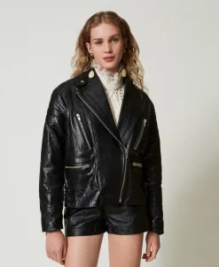 Bikerjacke „Fairfax“ Aus Leder