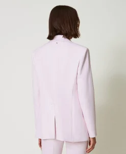Blazer Aus Crêpe-Cady