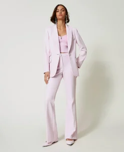 Blazer Aus Crêpe-Cady