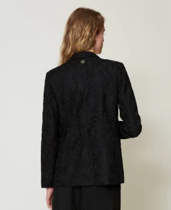 Blazer Aus Makrameespitze