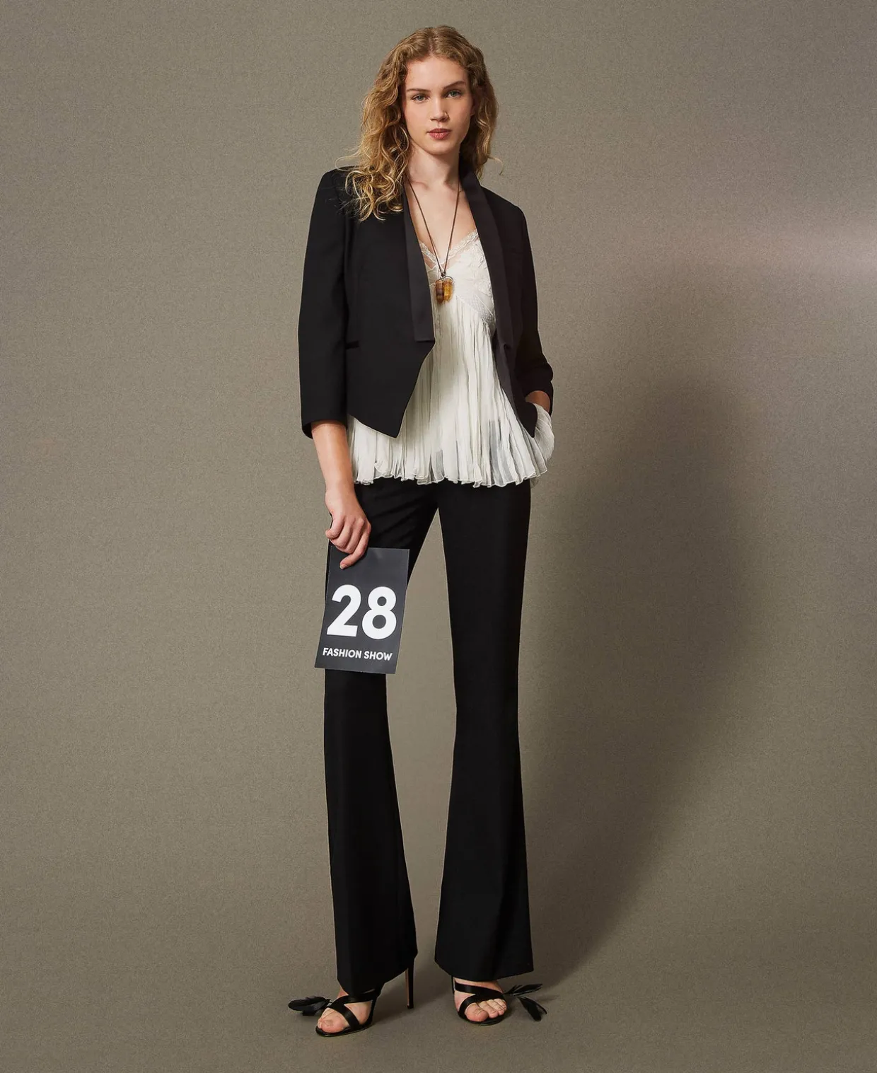 Blazer Aus Serge Aus Wollmischung