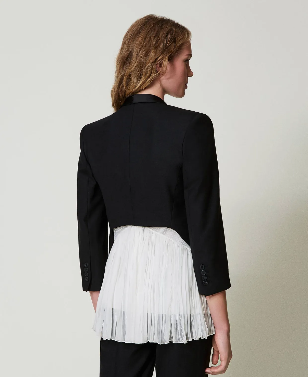 Blazer Aus Serge Aus Wollmischung