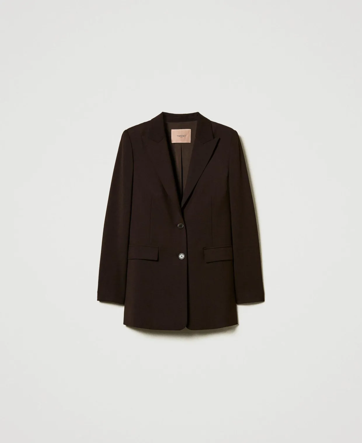Blazer Aus Stretchwolle