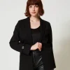 Blazer Mit „Oval T“-Riegeln