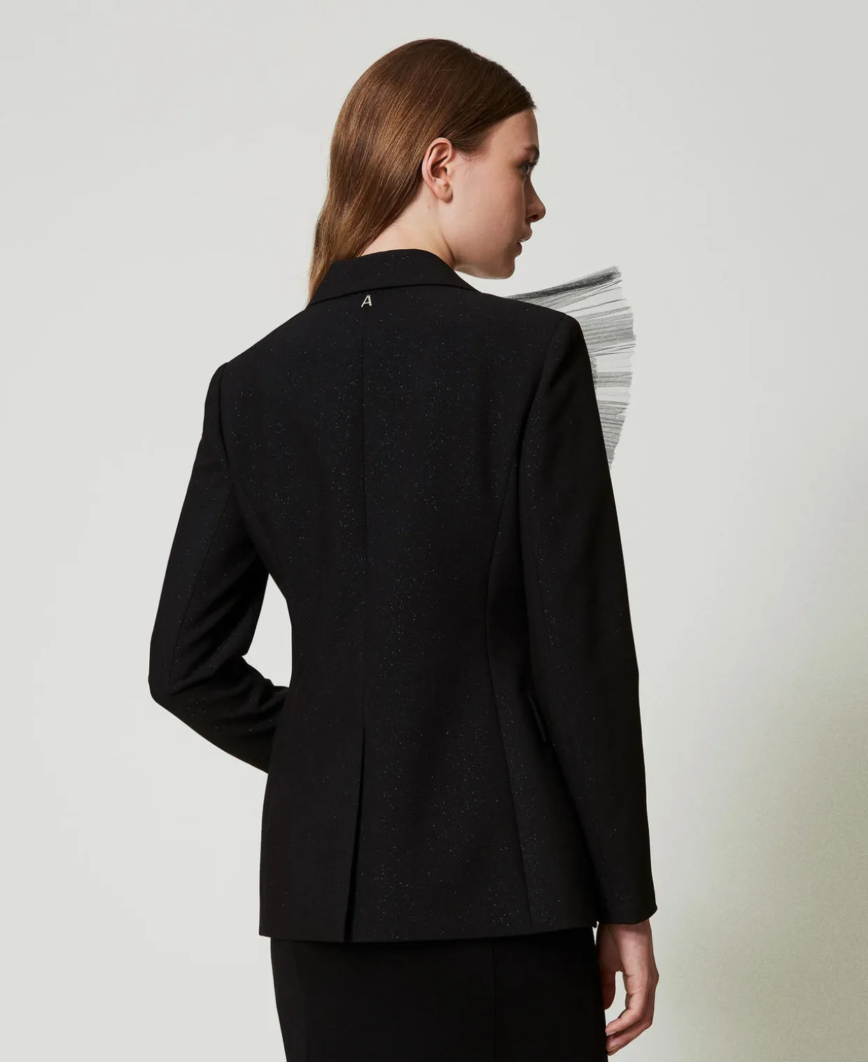 Blazer Mit Tüllvolant