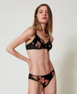 Brazilian-Slip Aus Dévoré-Samt