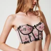 Bustier Aus Besticktem Tüll