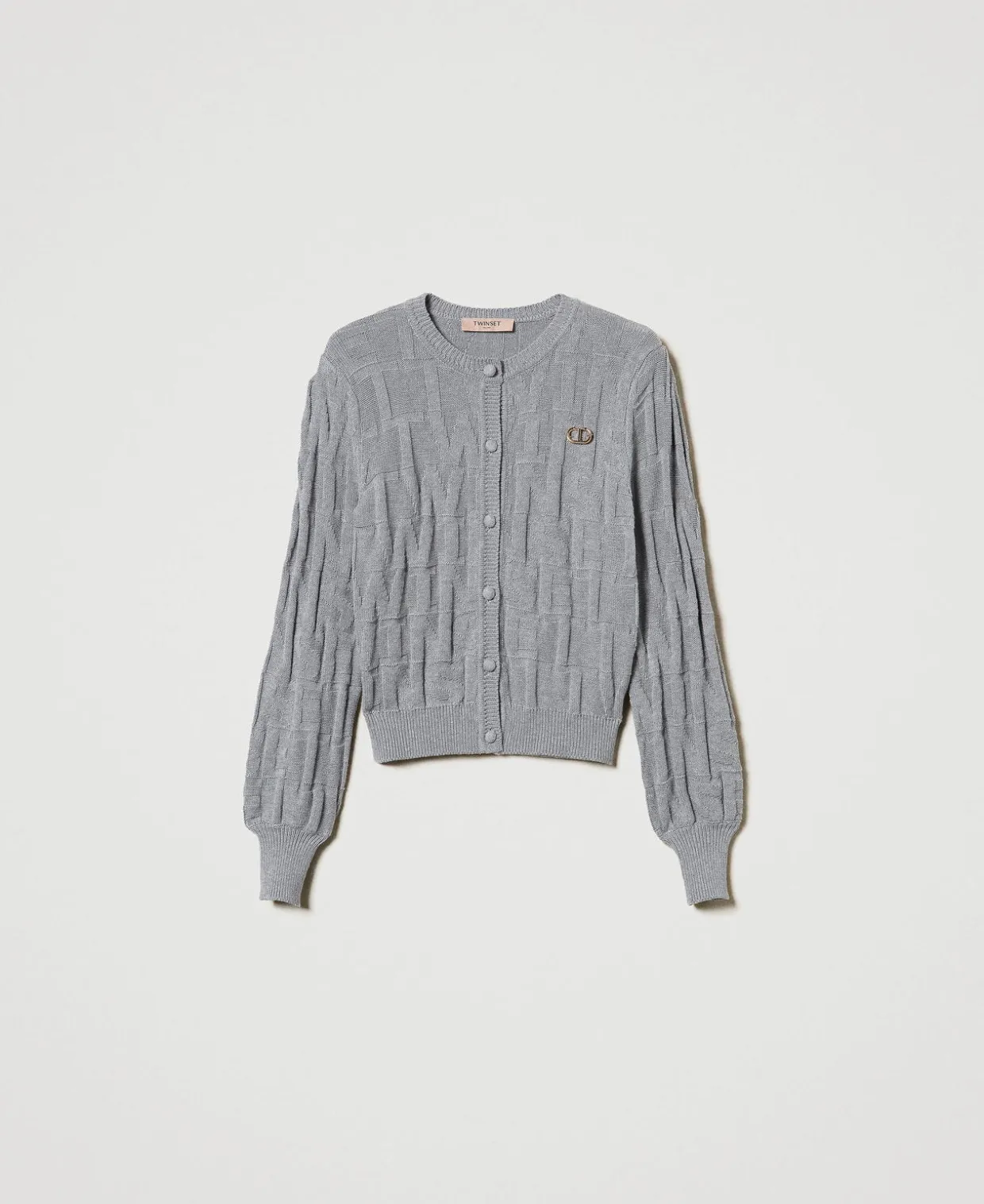 Cardigan Aus Baumwolle Und Kaschmir Mit Logos