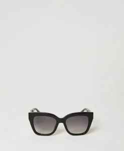 Cat Eye-Sonnenbrille Mit Ziertrense
