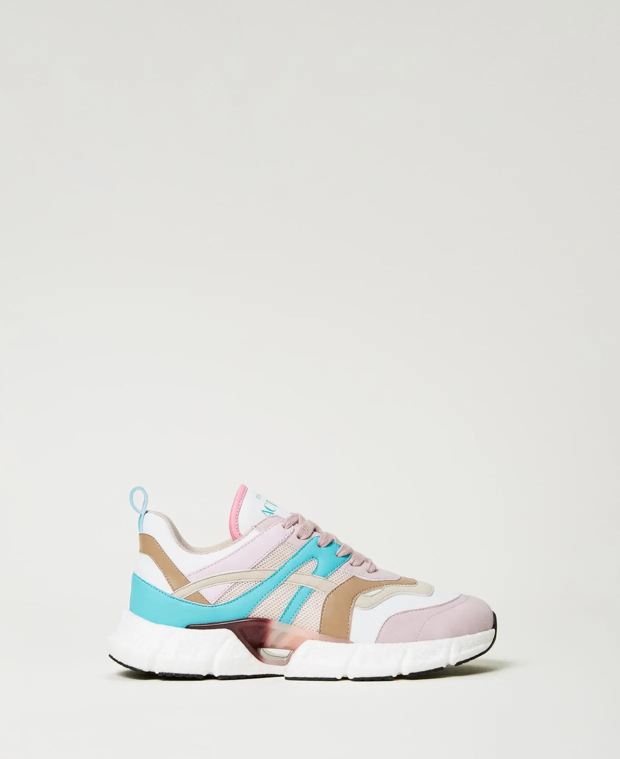 Color-Block-Sneaker Im Laufschuhstil