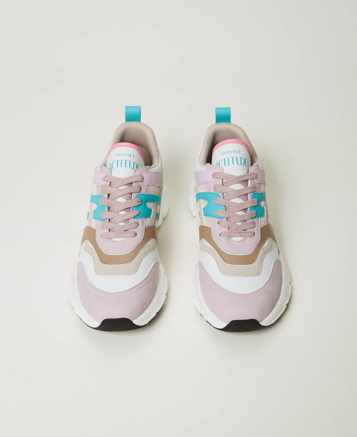 Color-Block-Sneaker Im Laufschuhstil