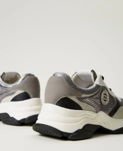 Color-Block-Sneaker Im Laufschuhstil