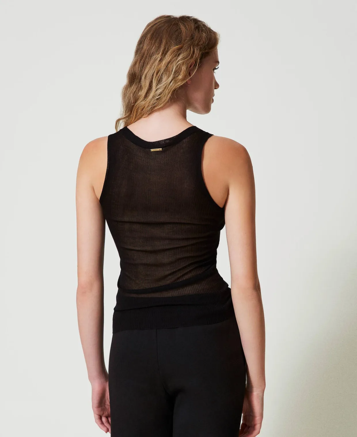 Figurbetontes Stricktop Aus Viskose