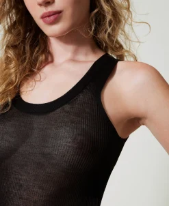 Figurbetontes Stricktop Aus Viskose