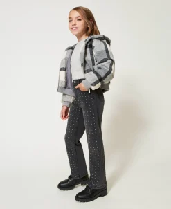 Five-Pocket-Jeans Mit Nieten