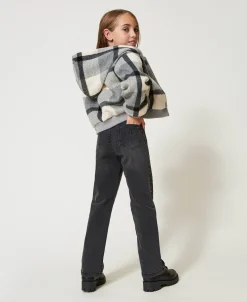 Five-Pocket-Jeans Mit Nieten