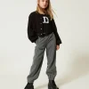 Flanell-Joggers Mit Gürtel