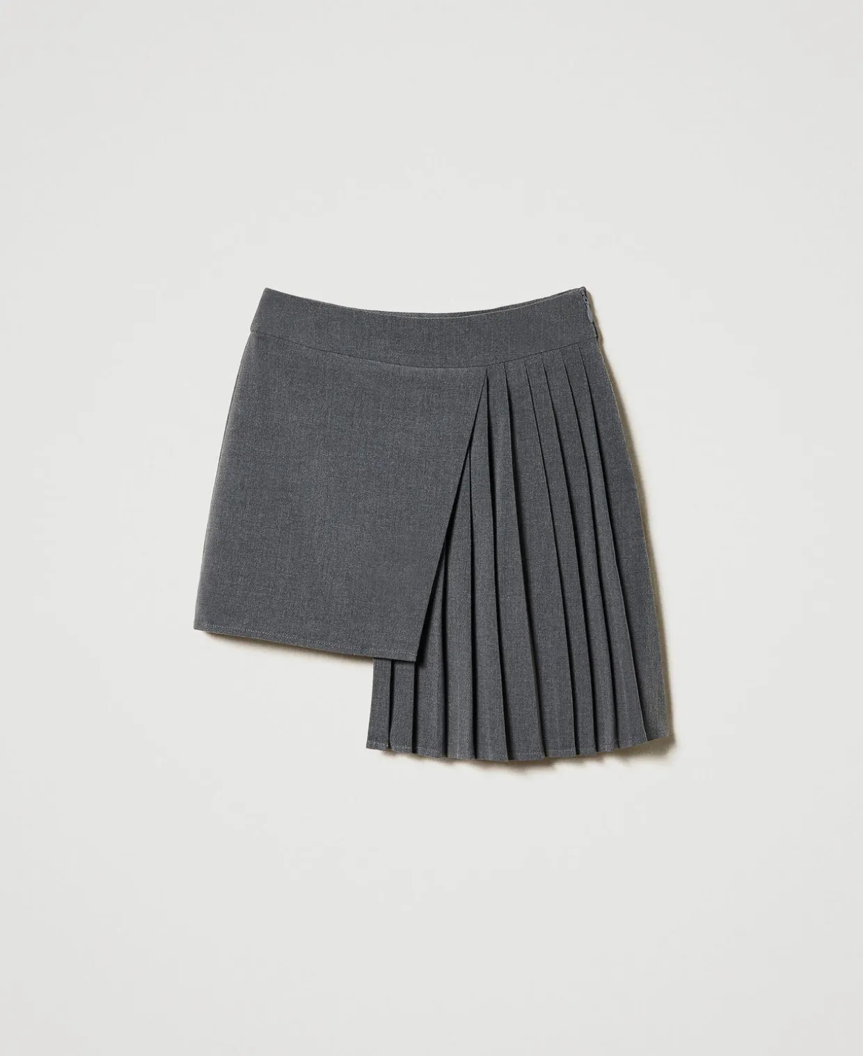 Flanellrock Mit Plissee