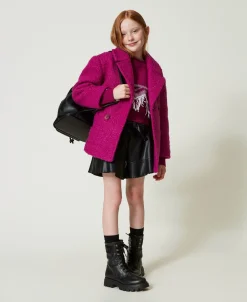 Flare-Shorts Mit Nieten