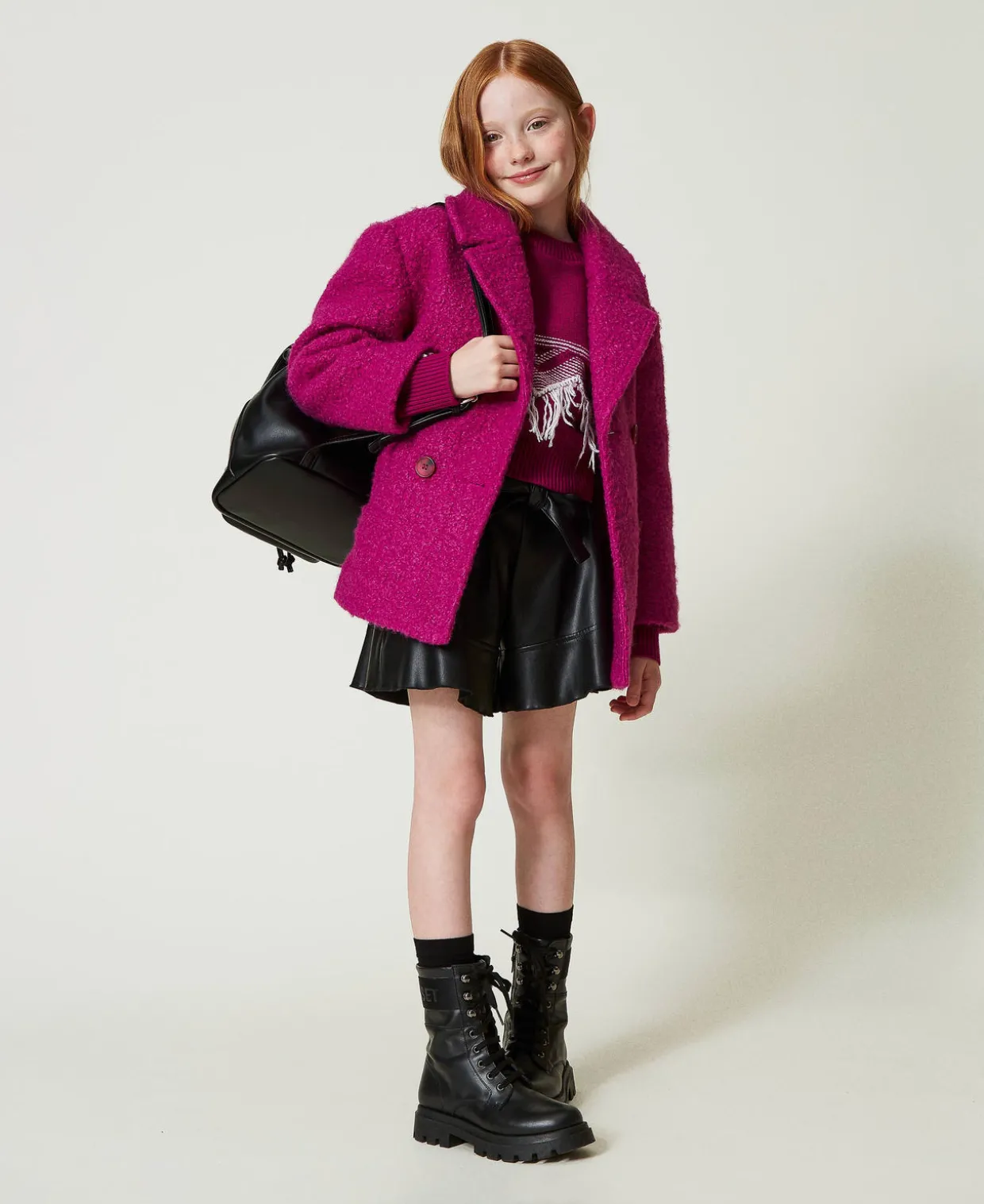 Flare-Shorts Mit Nieten