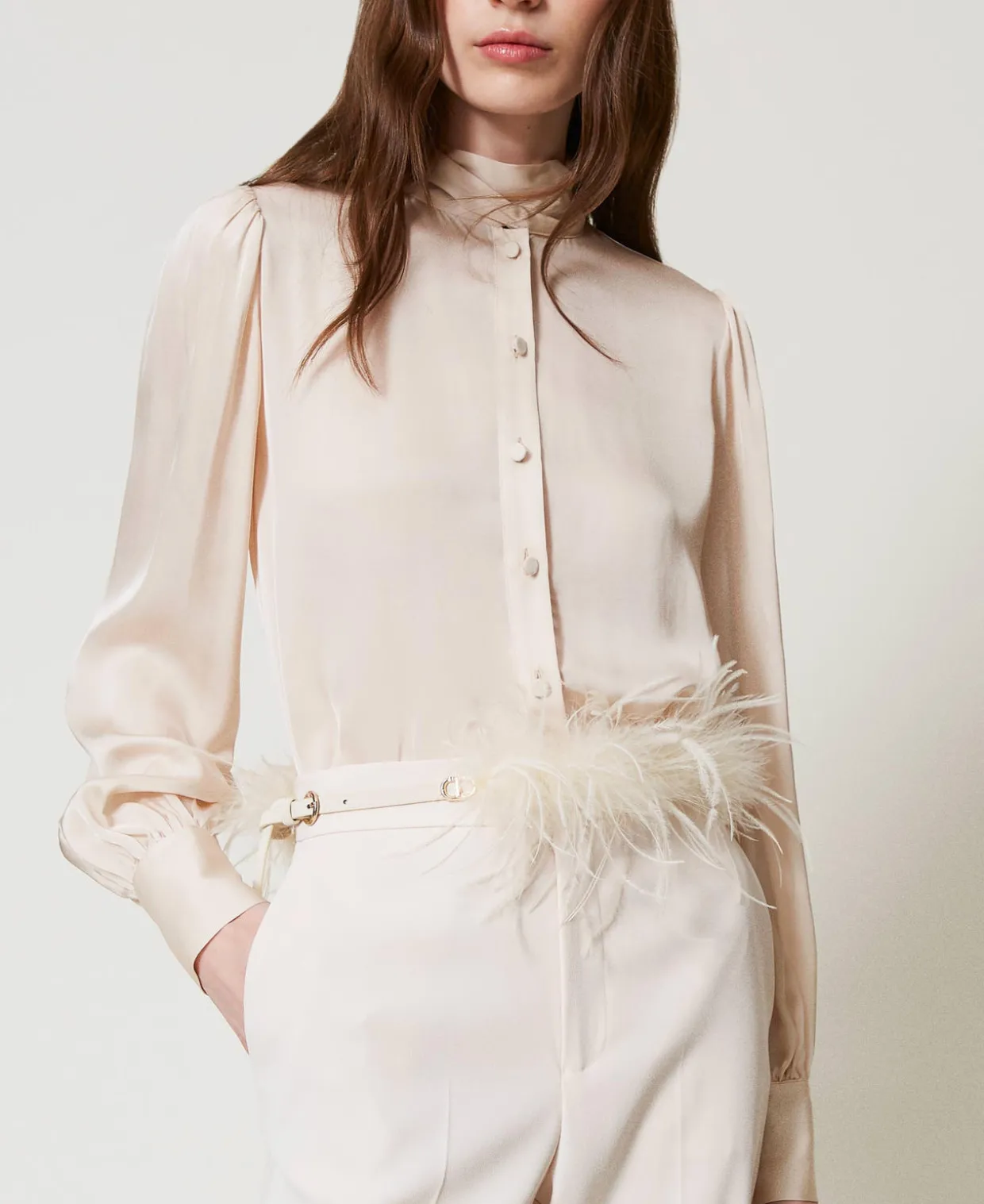 Gürtel Mit Federn Und Oval T