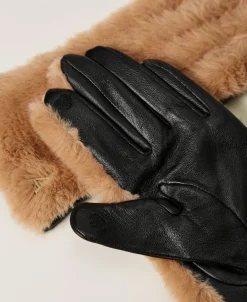 Handschuhe Aus Pelzimitat