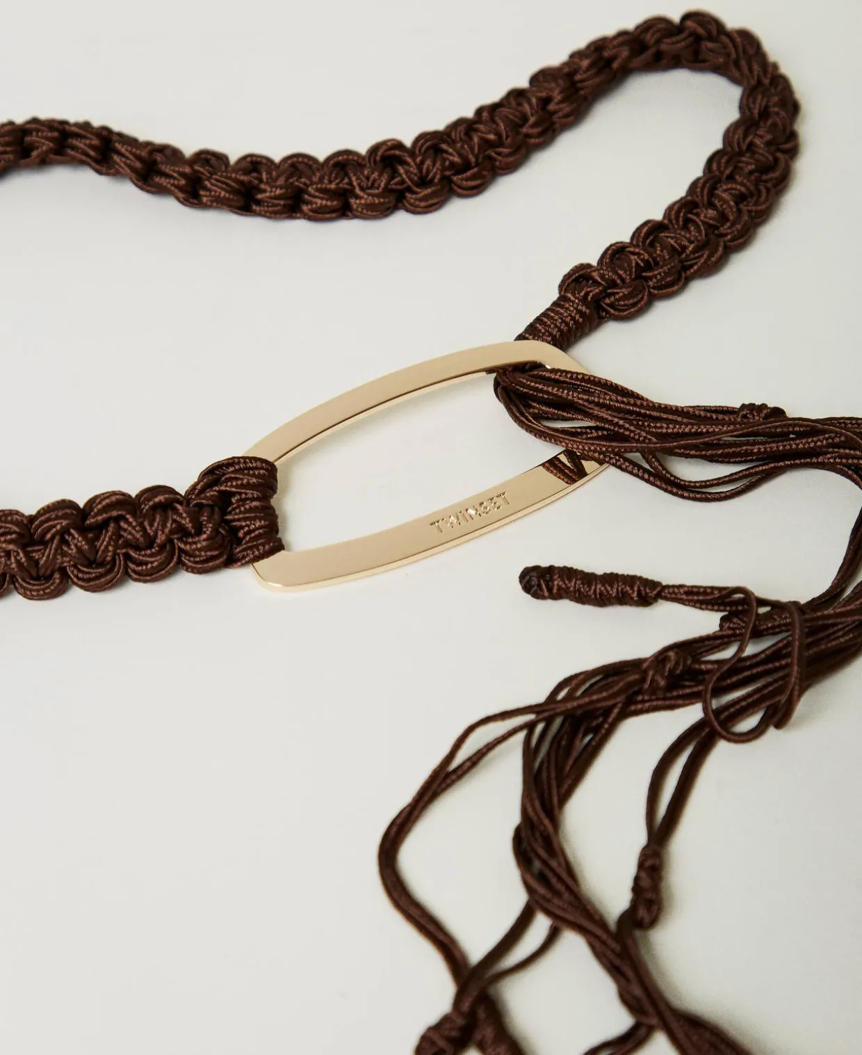 Häkelgürtel Mit Logoschnalle