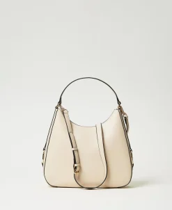 Hobo-Bag Mit „Oval T“-Schnalle