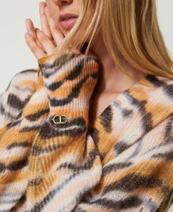 2-in-1-Cardigan Aus Wolle Und Alpaka