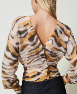 2-in-1-Cardigan Aus Wolle Und Alpaka