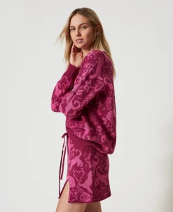 Jacquardpullover Aus Treeblend-Garn