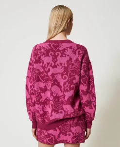 Jacquardpullover Aus Treeblend-Garn