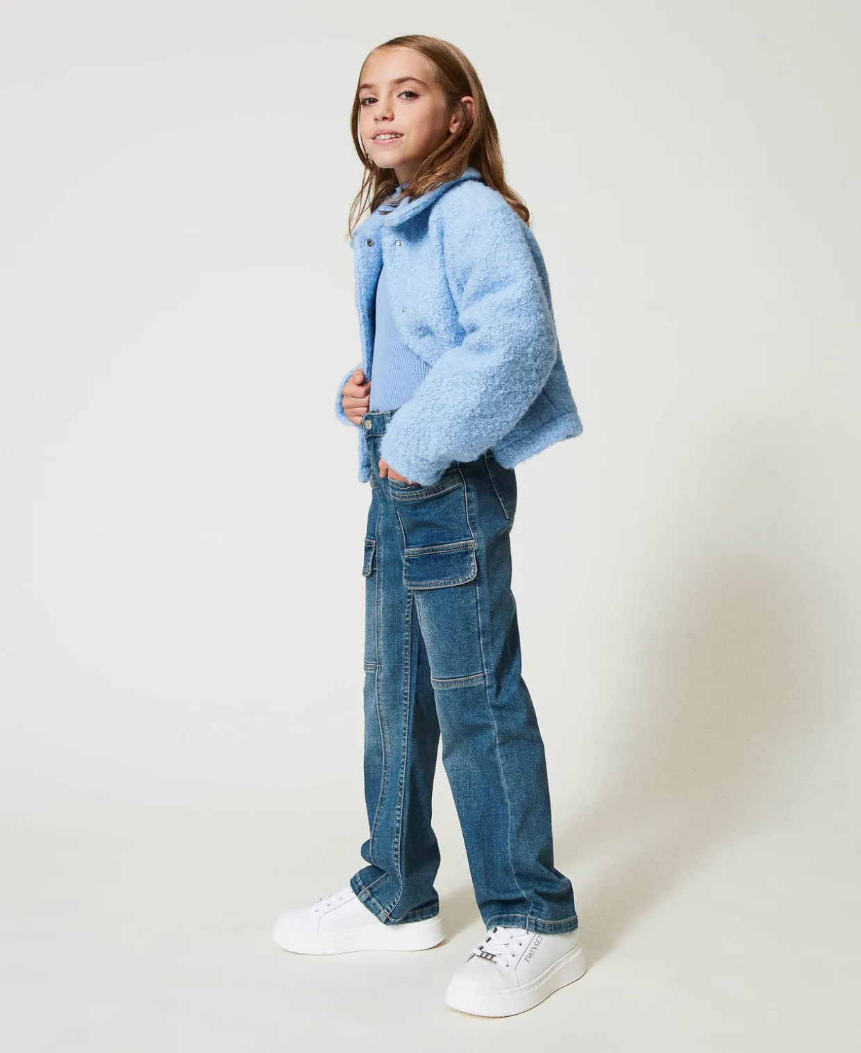 Jeans Mit Cargotaschen