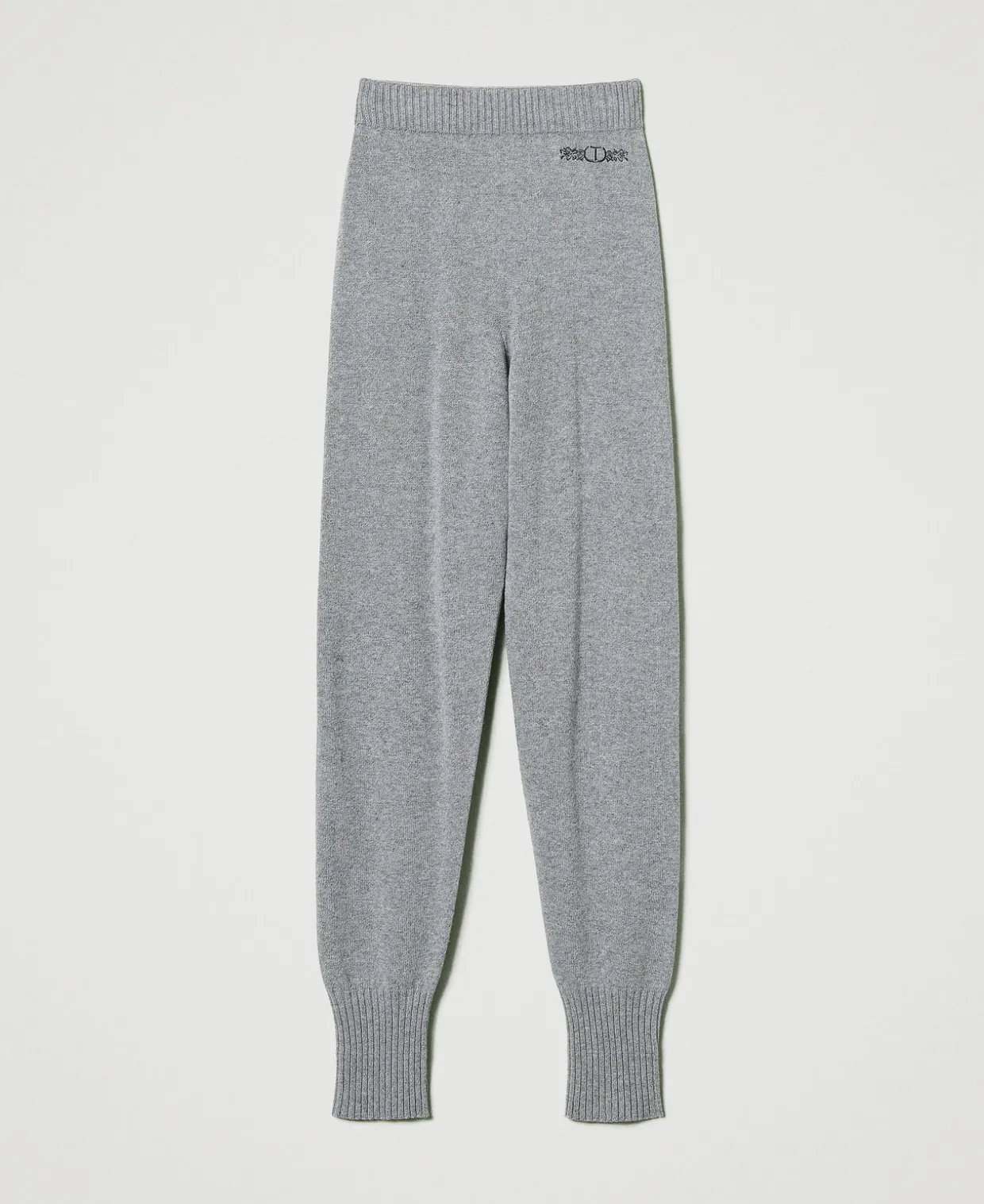 Joggers Aus Wollmischung Mit Sticklogo
