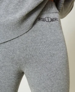 Joggers Aus Wollmischung Mit Sticklogo