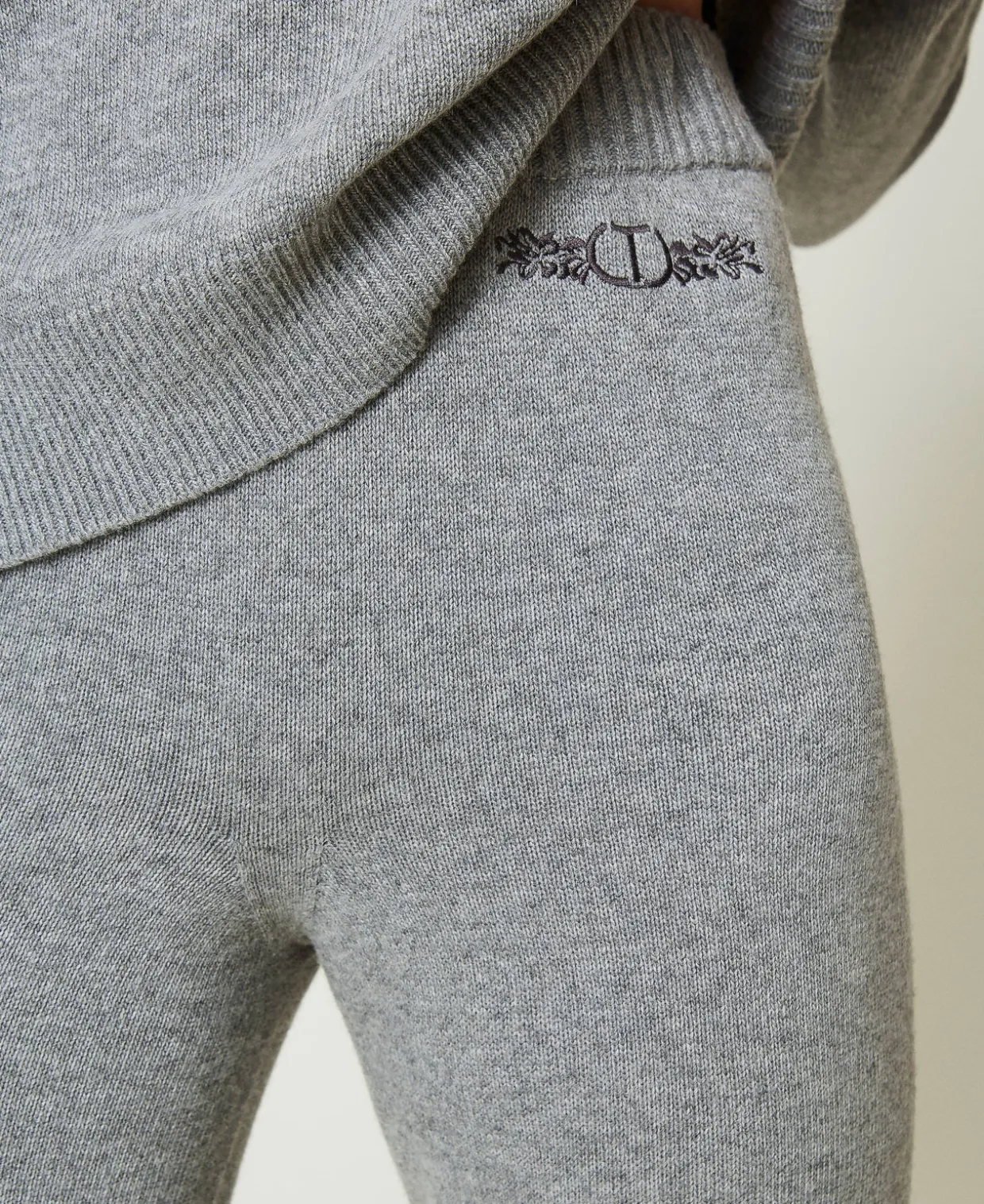 Joggers Aus Wollmischung Mit Sticklogo