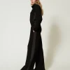 Kapuzenjacke Mit Reißverschluss Und Palazzohose