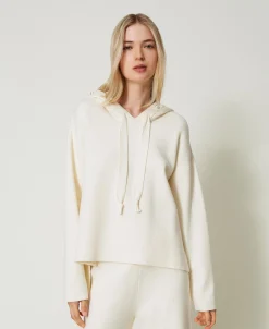 Kapuzenpullover Mit Perlen