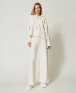 Kapuzenpullover Mit Perlen