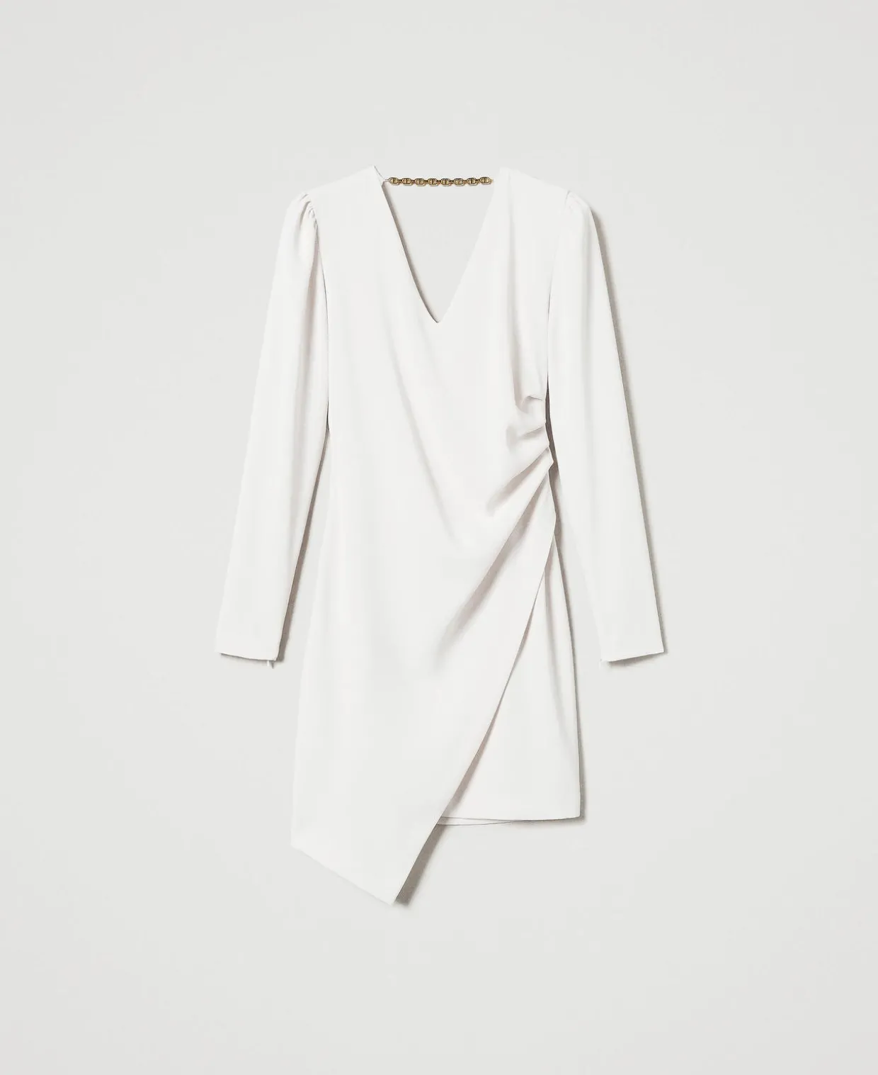 Kurzes Kleid Mit „Oval T“-Kettchen