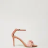 Ledersandalette Mit Federn