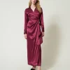 Max-Wickelkleid Aus Satin