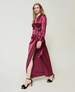 Max-Wickelkleid Aus Satin